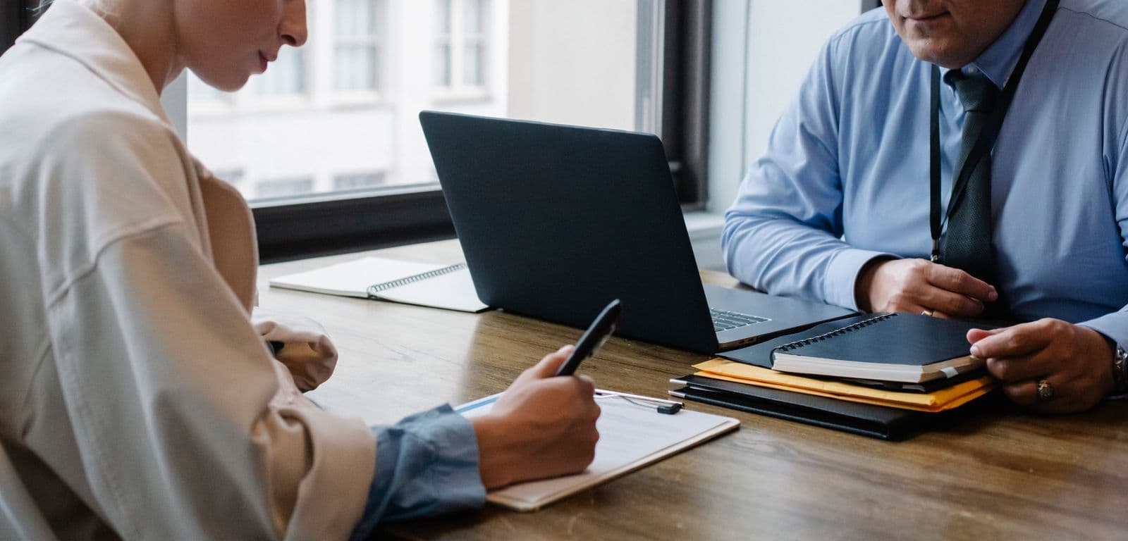 Business team reviewing a virtual data room provider contract