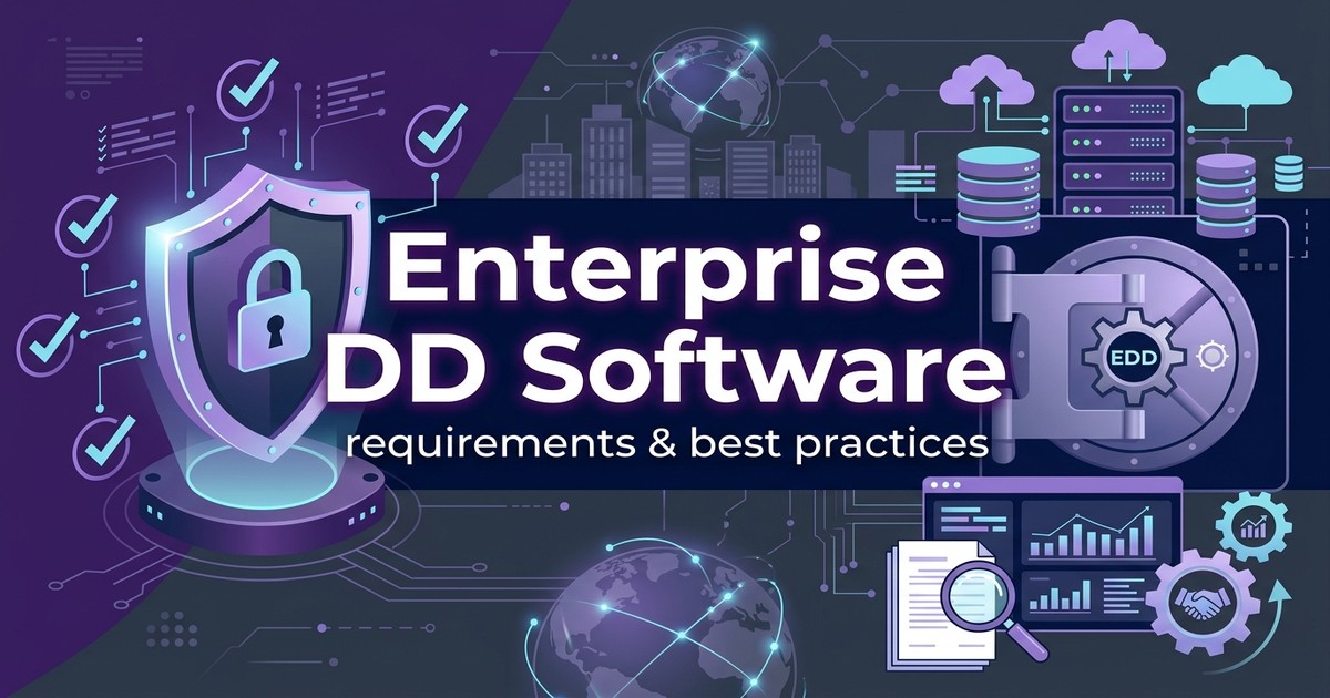Enterprise Due-Diligence-Software: Anforderungen und Evaluierungsrahmen