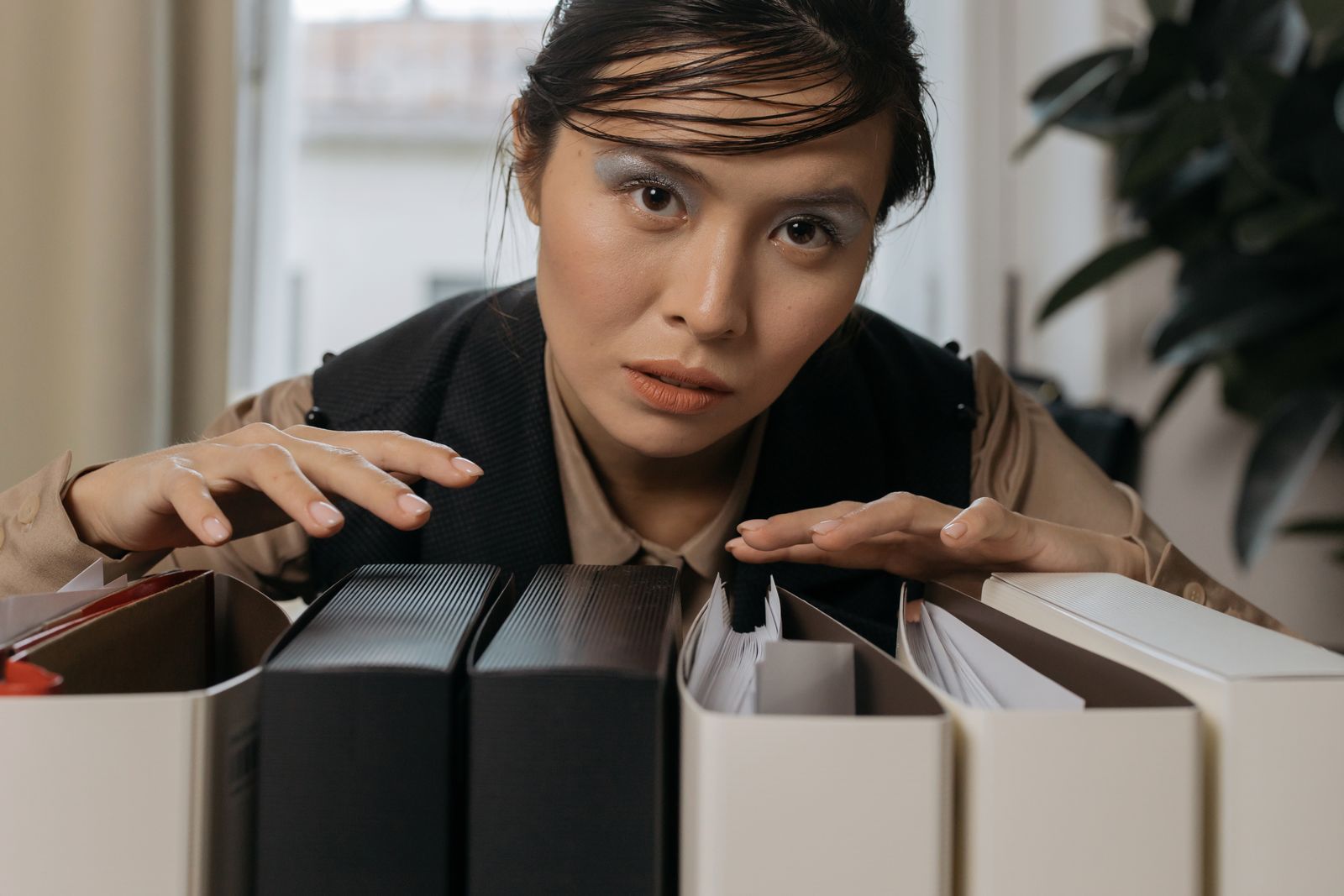 Professional organizing document folders