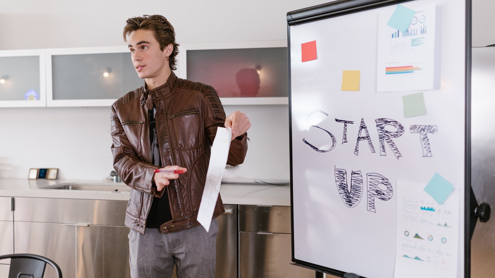 Business team working on when to share startup data room with investors